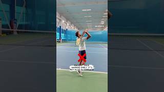 CORRECT SERVE  RACQUET DROP FIX DRILLS👌tenfitmen tennisserve tennisdrills tennistips tennis [upl. by Madge]