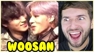 Woosan being ZESTY BOYS for 11 minutes ATEEZ Reaction [upl. by Ariew]