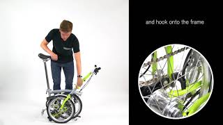 How to fold a Brompton [upl. by Enavi]