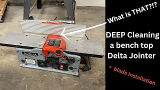 How to restore a Delta jointer How to change jointer blades [upl. by Ecnarret868]