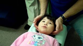 Dr Jason WorrallChiropractic Adjustment On 4 Year Old in Car Accident With Ear Infection [upl. by Eerual131]