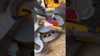 How to cut 90 degrees with different sizes of profiles using miter saw Gpr3Carpentry🔨 tips viral [upl. by Sollows]