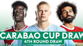 CARABAO CUP 4TH ROUND DRAW WATCHALONG [upl. by Kamillah]