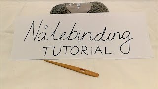 Nålebinding tutorial part 1  Oslo stitch [upl. by Tima]