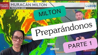 🌪️NOS PREPARAMOS EN CASA PARA EL HURACÁN MILTON 🌀 [upl. by Karole]