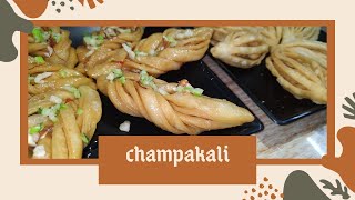 Champakali Recipe  Sweet and Salty Champakali Recipe  Diwali Special Champakali [upl. by Hanimay]