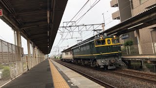 【トワ釜牽引‼️】米原訓練（復路）栗東駅通過 [upl. by Hut]