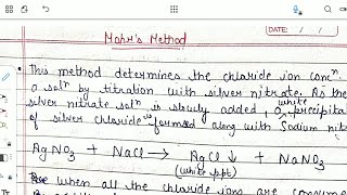 Mohrs Method  Precipitation Titration  Pharmaceutical Analysis bpharmacynotes sem1 [upl. by Anreval]