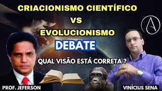 Criacionismo científico vs EvolucionismoQual visão está correta Debatedores Jeferson e Vinícius [upl. by Aisayn]