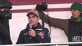 Sandro Cortese Moto3 Weltmeister  Empfang in Berkheim 17112012 [upl. by Newob]