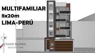 MULTIFAMILIAR 8X20M  LIMA PERÚ [upl. by Ygief]