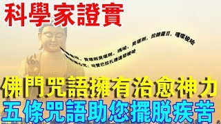 科學界證實，佛門“咒語”擁有特殊治癒能力！五條咒語助您擺脫疾病困苦！ [upl. by Spearman]