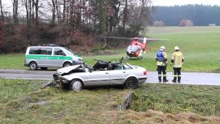 Schwerer Verkehrsunfall auf Lindauerstraße [upl. by Novello]