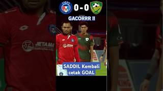 SADDIL PEMAIN TERBAIK SABAH FC kembali cetak GOAL shorts short football [upl. by Michella]