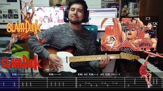 Slam Dunk OP  Quiero gritar te amo  Kimi Ga Suki Da To Sakebitai  Guitar TAB [upl. by Arraet]