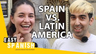 5 Main Differences Between Spanish from Latin America amp Spain  Easy Spanish 203 [upl. by Ylahtan]