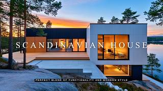 Scandinavian Modern House A Perfect Blend of Functionality and Style [upl. by Lanti811]