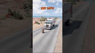 Truck Damage After Collision At Different Speed therealgranny youtubeshorts [upl. by Myles]