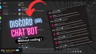 How To Create Discord Chat Bot Without Coding Knowledge  2024 discord sourcecode [upl. by Goodard620]