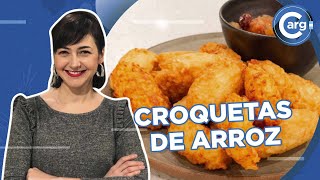 CÓMO HAGO CROQUETAS DE ARROZ [upl. by Notnek316]