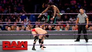 Rich Swann vs Ariya Daivari Raw Dec 26 2016 [upl. by Norym5]