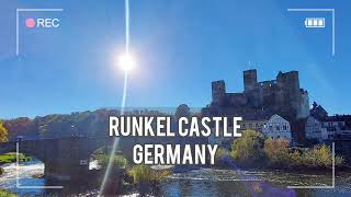 Runkel Castle Hesse Germany  Oct 2021 [upl. by Sisenej]