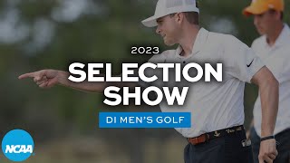 2023 NCAA DI mens golf selection show [upl. by Amaras]