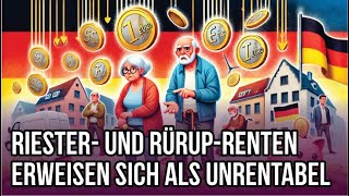 Äußerst enttäuschende Resultate Riester und RürupRenten erweisen sich als unrentabel [upl. by Gunner]