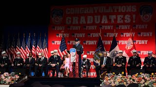 FDNY Graduation Ceremony for Probationary Firefighter Class 1 of 2024 [upl. by Ahsote]