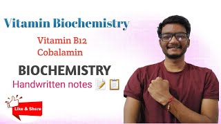 Vitamin B12  Cobalamin  Water soluble vitamin  Biochemistry  MBBS [upl. by Ano]