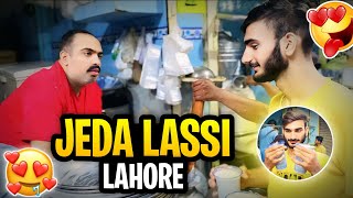 Jeda Lassi Wala  Old Lahore Street Food  Butter Milk Lasi  Androon Lahore  1977 sy start ha 😮🫣🫡😯 [upl. by Perle632]