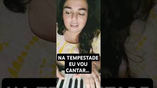 Na tempestade eu vou cantar Levanto um aleluia cortes louvor [upl. by Enyrat]