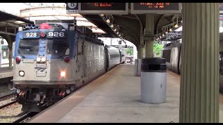 ᴴᴰ Amtrak Northeast Regional Action at Baltimore Penn Station [upl. by Anaicul24]