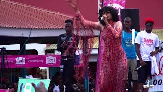 BEERA NANGE  Sheebah Karungi Live at Galaxy Zzina Beach Carnival Lido Resort Beach Entebbe [upl. by Mairym]