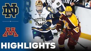 Notre Dame vs Minnesota  NCAA College Hockey  Highlights  November 23 2024 [upl. by Ahsercel604]