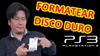 FORMATEAR disco duro DE PLAYSTATION 3 [upl. by Wirth]