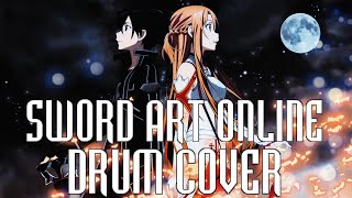 SWORD ART ONLINE  CROSSING FIELD｜DRUM COVER【RHYTHMS OTAKU】 [upl. by Nnaeiram]