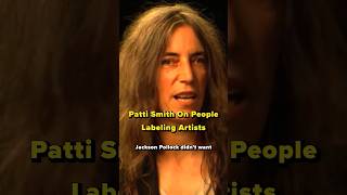 Patti Smith On Labeling Artists [upl. by Alphonsine960]