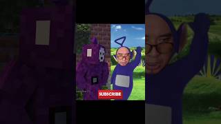 Original vs Animation  Tinky Winky Sendirian minecraft comedy [upl. by Jannery]