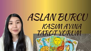 ASLAN BURCU  KASIM ayına TAROT tahmini 2024 ❤️❤️❤️ [upl. by Xeno779]