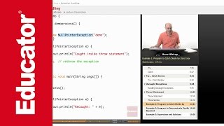 Java Exception Handling [upl. by Saduj]