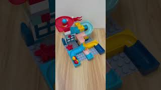 Satisfying Marble Run Race ASMR 109 🟡 asmr marblerun [upl. by Lundin]