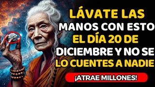 ¡LÁVATE las manos con ESTO el 15 de diciembre y gana MUCHO dinero  Enseñanzas Budistas [upl. by Ketty710]