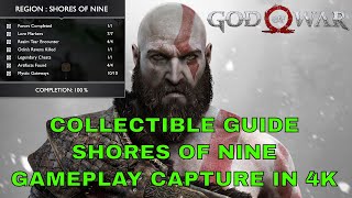 Shores of Nine All Collectible Locations Guide God of War 2018 [upl. by Guyon28]