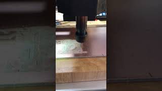 Quick Home Made PCB Prototype Routed on 3018 Pro CNC Milling Mill Machine shorts [upl. by Sonni817]