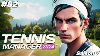 CEST UNE FIN DE CARRIERE  Carrière Tennis Manager 2024 82 [upl. by Fagen7]