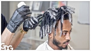 How To Dye Your Dreadlocks In Under 5 Minutes [upl. by Lomax]