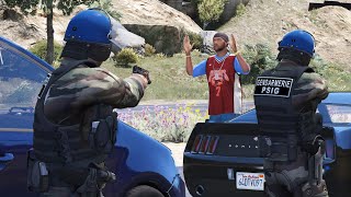 GTA 5 PATROUILLE AVEC LE PSIG SABRE ANTITERRORISTE  LSPDFR 928 [upl. by Sclater852]