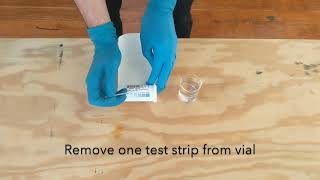 How to Use Bartovation Peracetic Acid 050ppm Test Strips [upl. by Enelrad678]