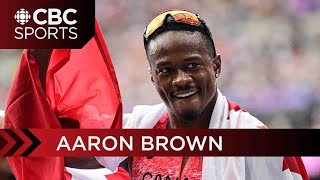 Aaron Brown on his legendary golden moment at Paris 2024 and looking ahead to 2025 [upl. by Anasxor]